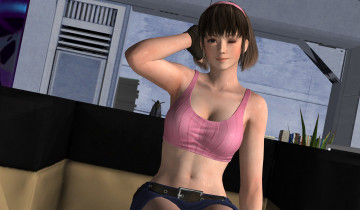 Картинка 3д+графика люди+ people взгляд фон девушка