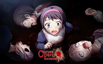 Картинка аниме corpse+party взгляд фон девушки