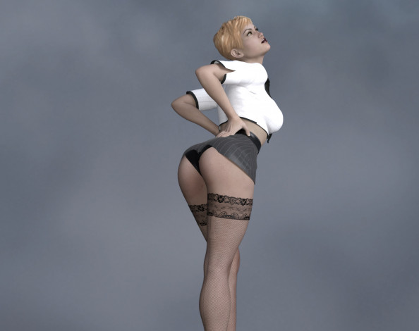 Обои картинки фото 3д графика, люди , people, фон, взгляд, девушка