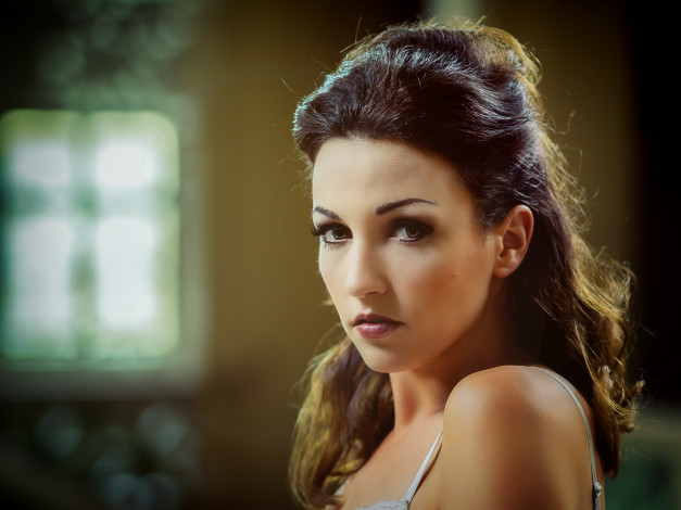 Обои картинки фото девушки, -unsort , лица,  портреты, лицо, взгляд