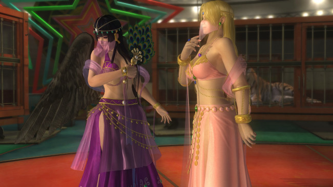 Обои картинки фото 3д графика, фантазия , fantasy, девушки, взгляд, фон, поза