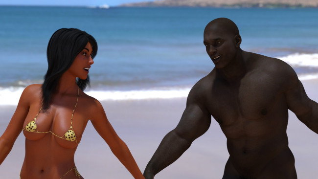 Обои картинки фото 3д графика, романтика , romantics, взгляд, девушка, фон, парень