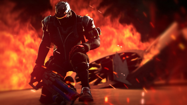 Обои картинки фото видео игры, overwatch, персонаж