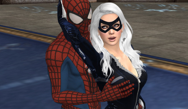 Обои картинки фото 3д графика, фантазия , fantasy, человек, паук, маска, взгляд, девушка, фон