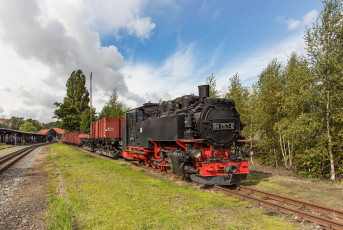 Картинка техника паровозы локомотив состав