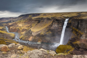 Картинка природа водопады простор