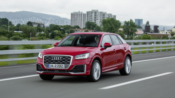 обоя audi q2 2017, автомобили, audi, q2, 2017, красный