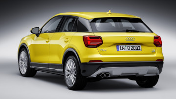 обоя audi q2 tdi 2017, автомобили, audi, жёлтый, tdi, 2017, q2