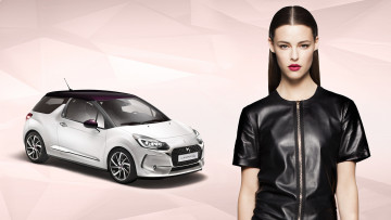 обоя citroen ds-3 2016, автомобили, -авто с девушками, 2016, givenchy, le, makeup, ds-3, citroen