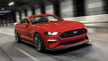 обоя ford mustang gt performance pack level-2 2018, автомобили, mustang, 2018, level-2, pack, performance, gt, ford