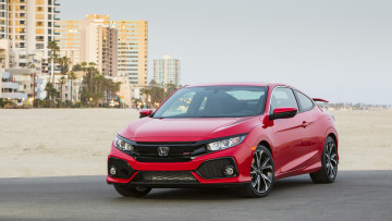 обоя honda civic si coupe 2017, автомобили, honda, civic, si, 2017, coupe