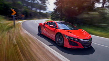 Картинка honda+nsx+2017 автомобили honda nsx красная 2017