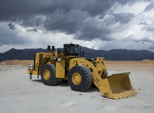 Обои картинки фото техника, фронтальные погрузчики, caterpillar