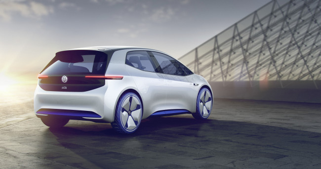 Обои картинки фото volkswagen id concept 2016, автомобили, volkswagen, 2016, concept, id