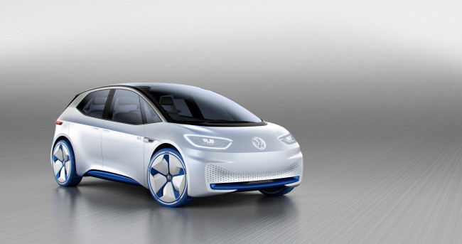 Обои картинки фото volkswagen id concept 2016, автомобили, volkswagen, 2016, concept, id
