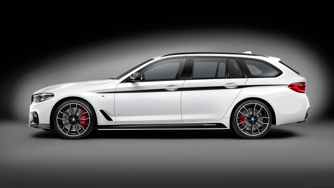Обои картинки фото bmw 5 series touring with m performance parts 2018, автомобили, bmw, parts, performance, m, with, touring, series, 5, 2018