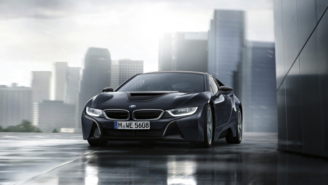 Обои картинки фото bmw i8 protonic dark silver special edition 2017, автомобили, bmw, protonic, i8, 2017, edition, special, silver, dark