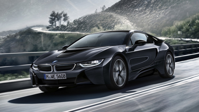 Обои картинки фото bmw i8 protonic dark silver special edition 2017, автомобили, bmw, special, edition, 2017, silver, dark, protonic, i8