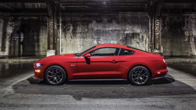 Обои картинки фото ford mustang gt performance pack level-2 2018, автомобили, mustang, performance, 2018, level-2, gt, ford, pack