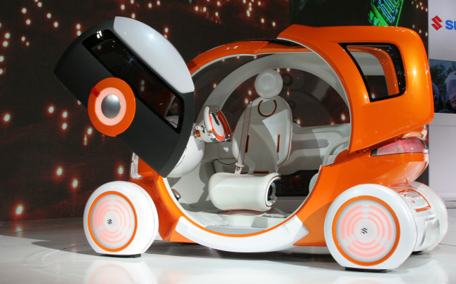 Обои картинки фото suzuki q concept 2012, автомобили, выставки и уличные фото, suzuki, q, concept, 2012