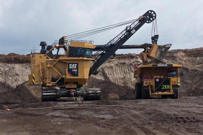 Обои картинки фото техника, экскаваторы, caterpillar