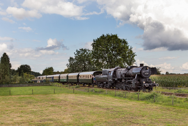 Обои картинки фото техника, паровозы, состав, локомотив