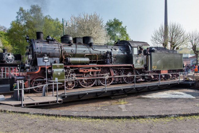 Обои картинки фото техника, паровозы, состав, локомотив