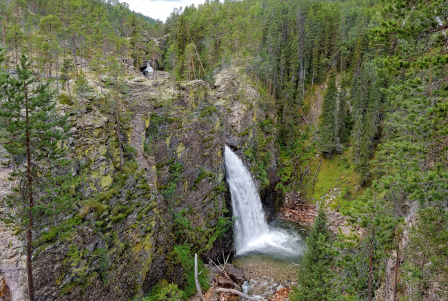 Обои картинки фото природа, водопады, простор