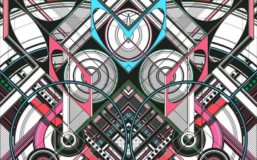 обоя векторная графика, -графика , graphics, узор, фон, цвет