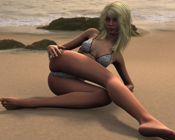 Обои картинки фото 3д графика, люди , people, девушка, взгляд, фон