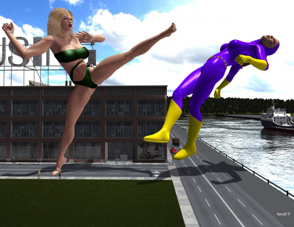 Обои картинки фото 3д графика, фантазия , fantasy, фон, взгляд, девушки