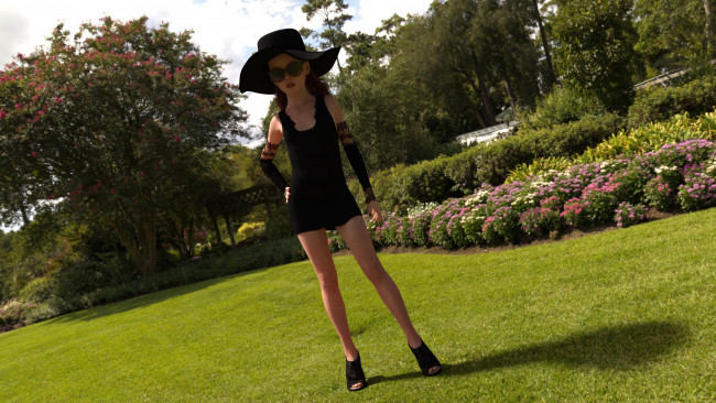 Обои картинки фото 3д графика, люди , people, фон, взгляд, девочка