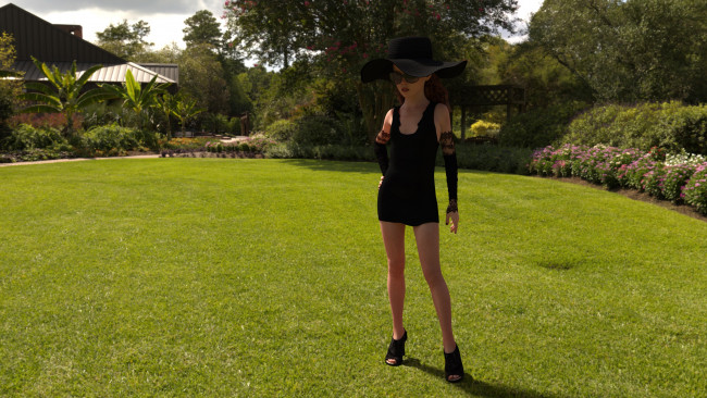 Обои картинки фото 3д графика, люди , people, фон, взгляд, девочка