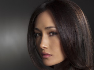 обоя девушки, maggie q, лицо, шатенка, актриса