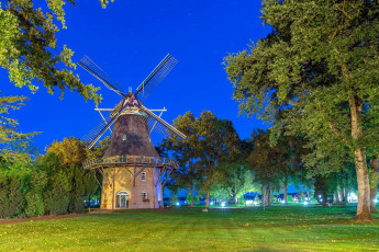 Картинка querensted+mill bad+zwischenahn germany разное мельницы querensted mill bad zwischenahn