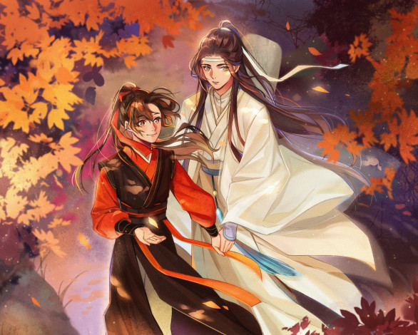 Обои картинки фото аниме, mo dao zu shi, the, untamed, неукротимый, повелитель, чэньцин, мосян, тунсю, mo, dao, zu, shi, магистр, дьявольского, культа