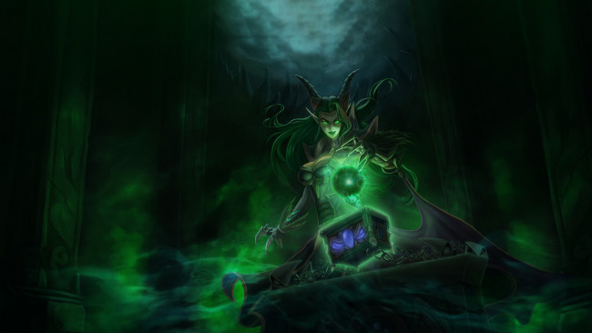 Обои картинки фото фэнтези, демоны, девушка