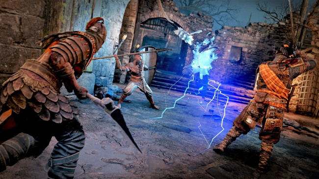 Обои картинки фото видео игры, for honor,  wrath of the jormungandr, воины, крепость