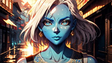 Картинка аниме unknown +другое+ нейросети графика нейроарт ai art нейронные сети рисунки нейро искусство