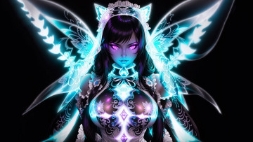 обоя фэнтези, феи, нейросети, графика, нейроарт, ai, art, нейронные, сети, рисунки, нейро, искусство