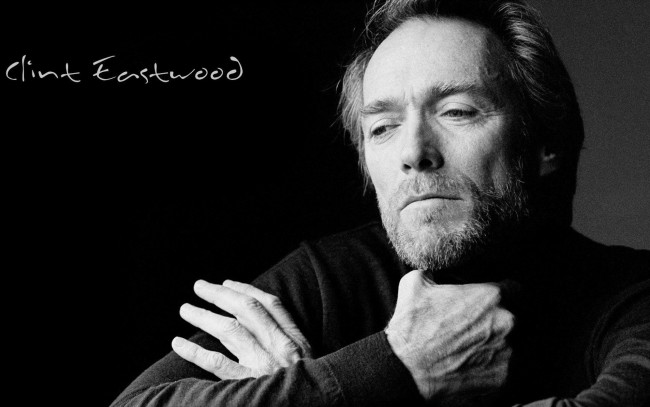 Обои картинки фото мужчины, clint eastwood, актер, лицо, борода, свитер