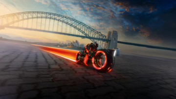 обоя 3д, 3д графика, мультфильмы,  кино,  видео игры, tron, ares, трон, арес, 2025