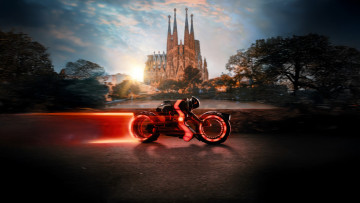 обоя 3д, 3д графика, мультфильмы,  кино,  видео игры, tron, ares, трон, арес, 2025