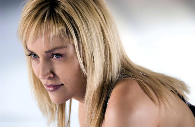 Обои картинки фото кино фильмы, basic instinct 2,  risk addiction, девушка, блондинка, лицо