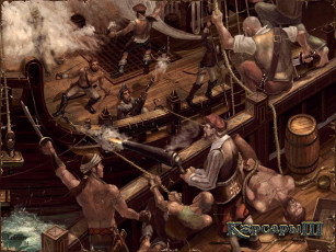 обоя корсары3, видео, игры, корсары, сундук, мертвеца