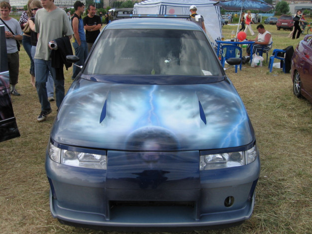 Обои картинки фото 2110, автомобили, выставки, уличные, фото