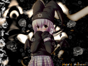 Картинка аниме halloween magic