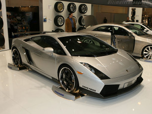 Картинка lamborghini gallardo miura corse автомобили выставки уличные фото