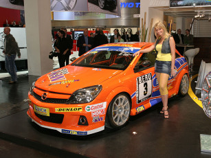 Картинка opel astra gtc автомобили авто девушками