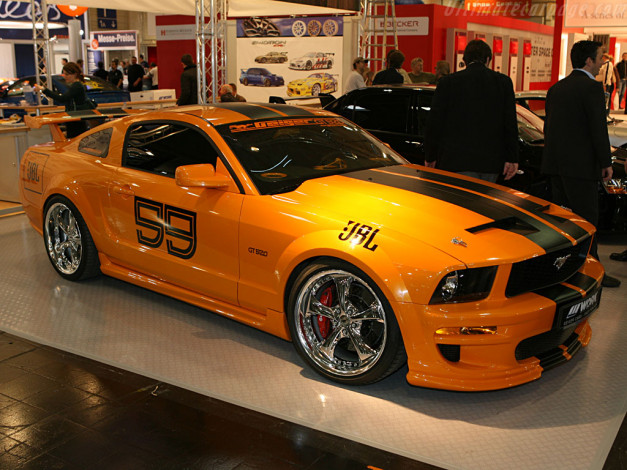 Обои картинки фото geiger, mustang, gt520, автомобили, ford